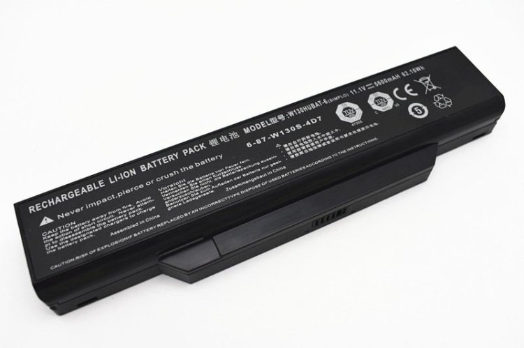 5600mAh 62.16Wh 6 Cell Clevo W130HUBAT-6 Batterie - Cliquez sur l'image pour la fermer