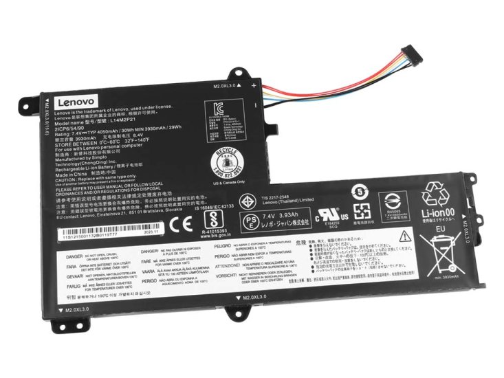 Original 4050mAh 30Wh Batterie Lenovo IdeaPad 330S-15IKB 81F500Q7CY - Cliquez sur l'image pour la fermer