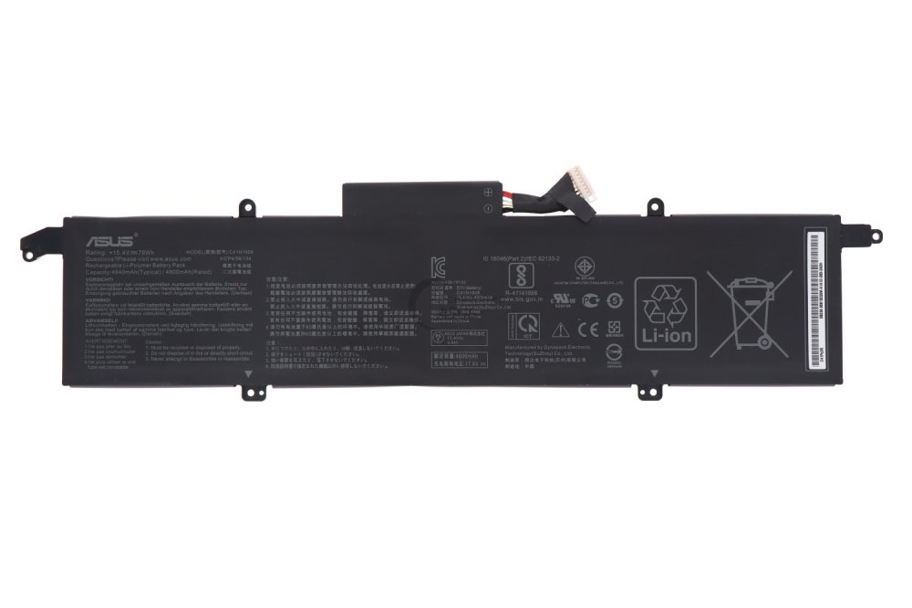 Original Asus ROG Zephyrus G14 GA401QE Batterie 4940mAh 76Wh 4-Cellules