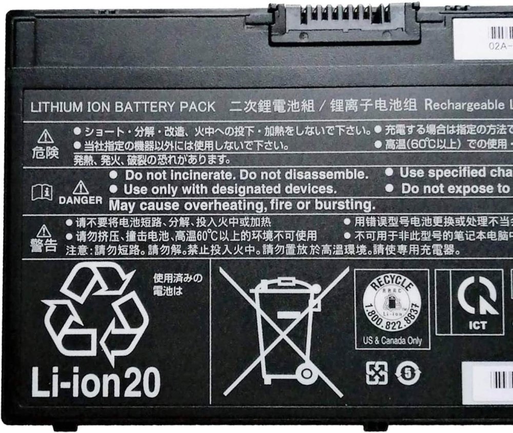 Original Fujitsu FMVNBP247 Fujitsu FPB0338S Batterie 3490mAh 50Wh 4-Cellules