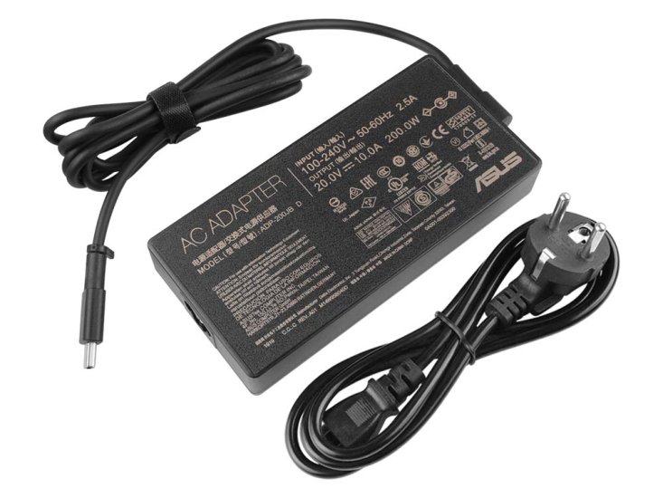 Original 200W Rectangle Conn Asus ROG Zephyrus G16 GA605WV-XB96 AC Adaptateur Chargeur + câble - Cliquez sur l'image pour la fermer