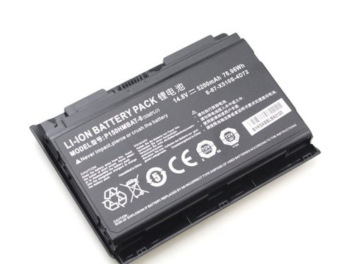 Original 5200mAh Clevo P150HMBAT-8 X510S Batterie