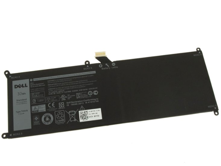 30Wh Original Batterie Dell XPS 12 9250 - Cliquez sur l'image pour la fermer