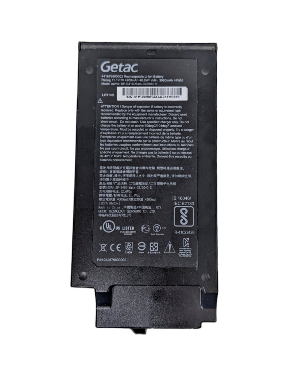 Nouveau Getac 242876800002 441876800002 Batterie 4200mAh 46.6Wh 6-Cellules