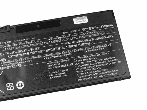 Original Fujitsu FPCBP529AP Fujitsu FPCBP531 Batterie 3490mAh 50Wh 4-Cellules
