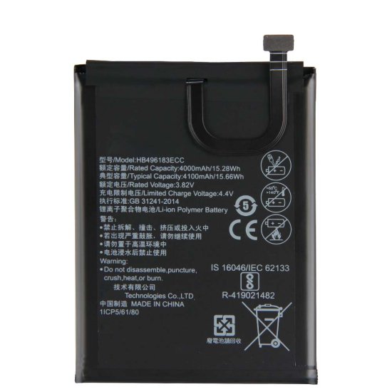 4100mAh 15.66Wh Batterie Huawei HB496183ECC - Cliquez sur l'image pour la fermer