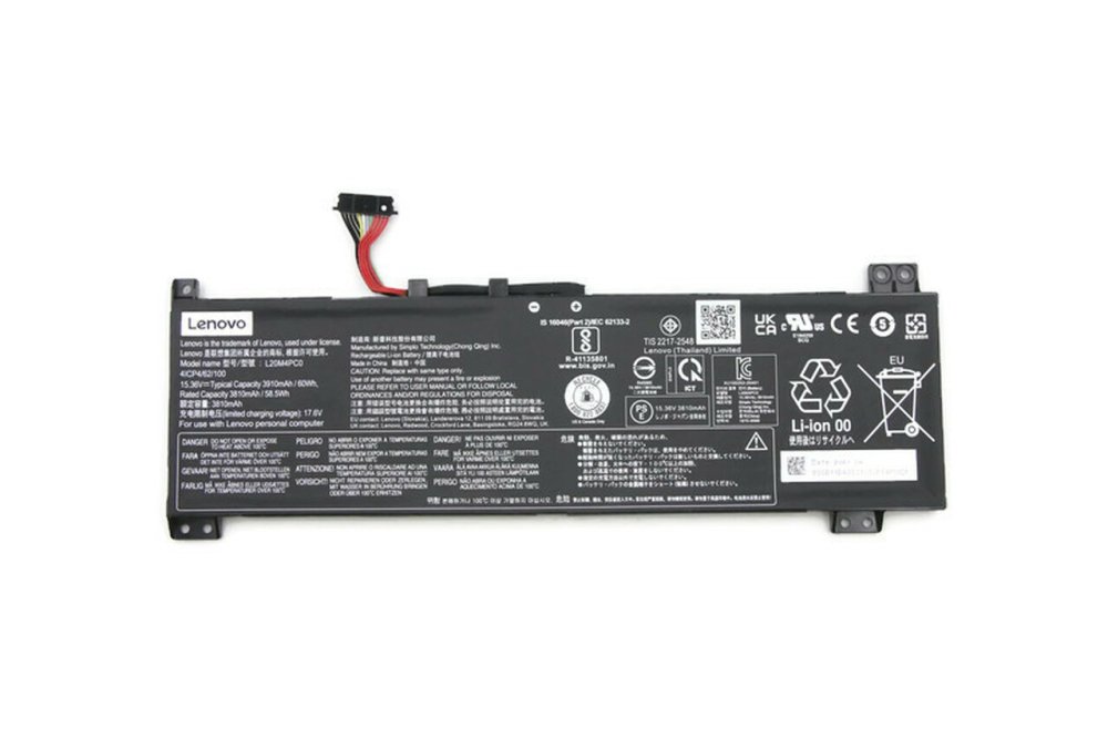 Original Lenovo IdeaPad Gaming 3 15ACH6 82K2 Batterie 3910mAh 60Wh 4-Cellules