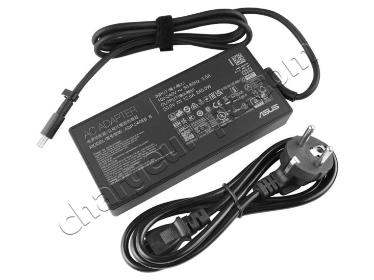 Original 240W Rectangle Conn Asus ROG Zephyrus G16 GU605 AC Adaptateur Chargeur + câble - Cliquez sur l'image pour la fermer