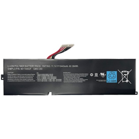 Original Gigabyte 3ICP8/38/83-2 Razer RZ09-0071 Batterie 5440mAh 60.384Wh 3-Cellules - Cliquez sur l'image pour la fermer