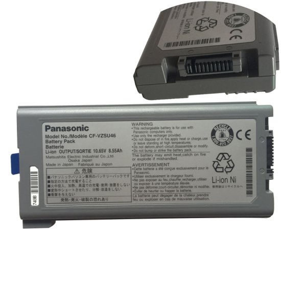 Batterie pour Panasonic CF-VZSU46U CF-VZSU46R 8550mAh - Cliquez sur l'image pour la fermer