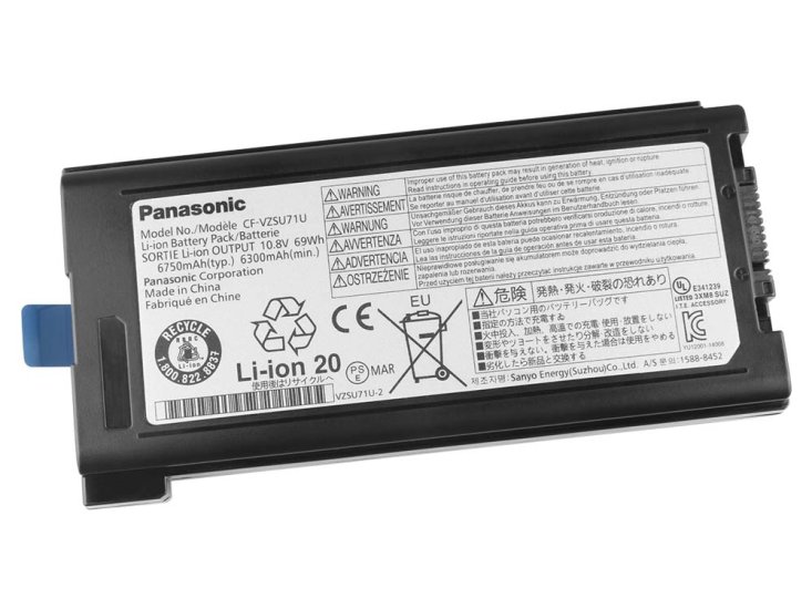 Original Panasonic CF-53AAC01FT CF-53MAWZYFR Batterie 4200mAh 46Wh 6 Cellules - Cliquez sur l'image pour la fermer