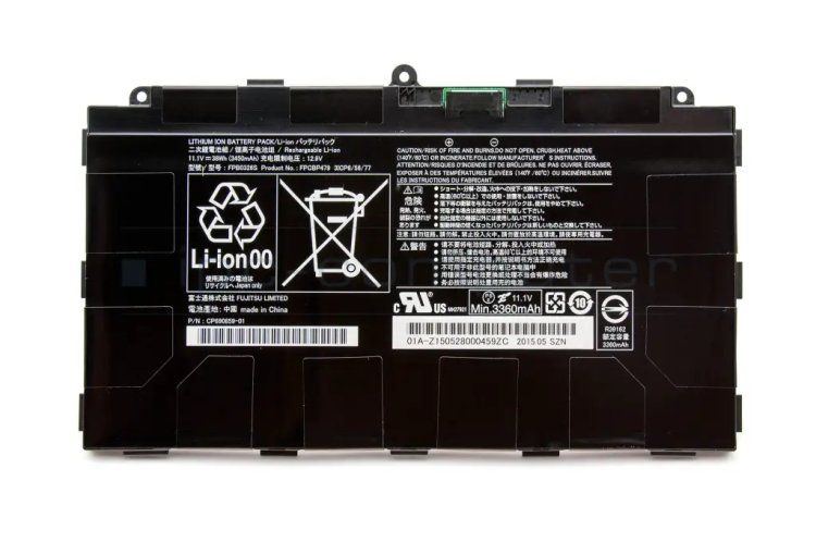 Original Fujitsu CP700540-01 FPB0326S Batterie 3450mAh 38Wh 3-Cellules - Cliquez sur l'image pour la fermer