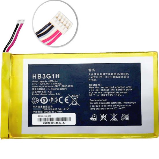 Original 4100mAh 15.2Wh Batterie Huawei S7-302 S7-303 - Cliquez sur l'image pour la fermer