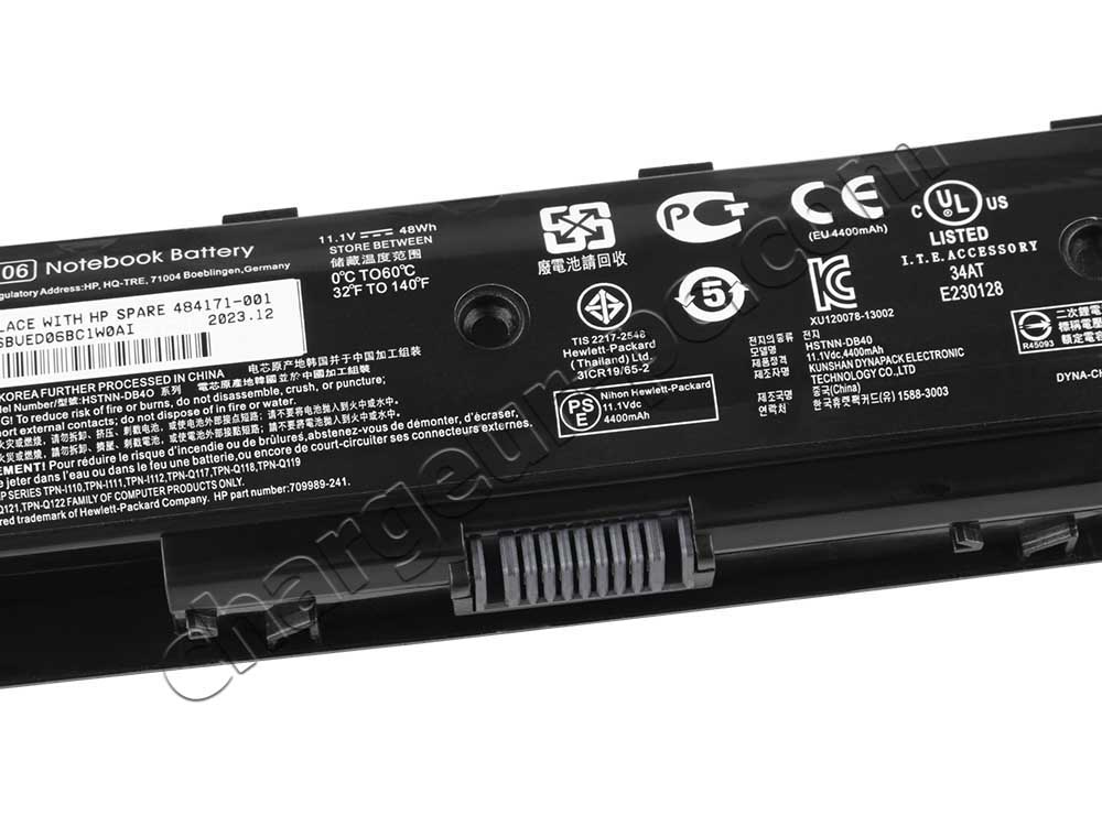 47Wh Batterie Original pour HP 709988-541 710416-001 710417-001