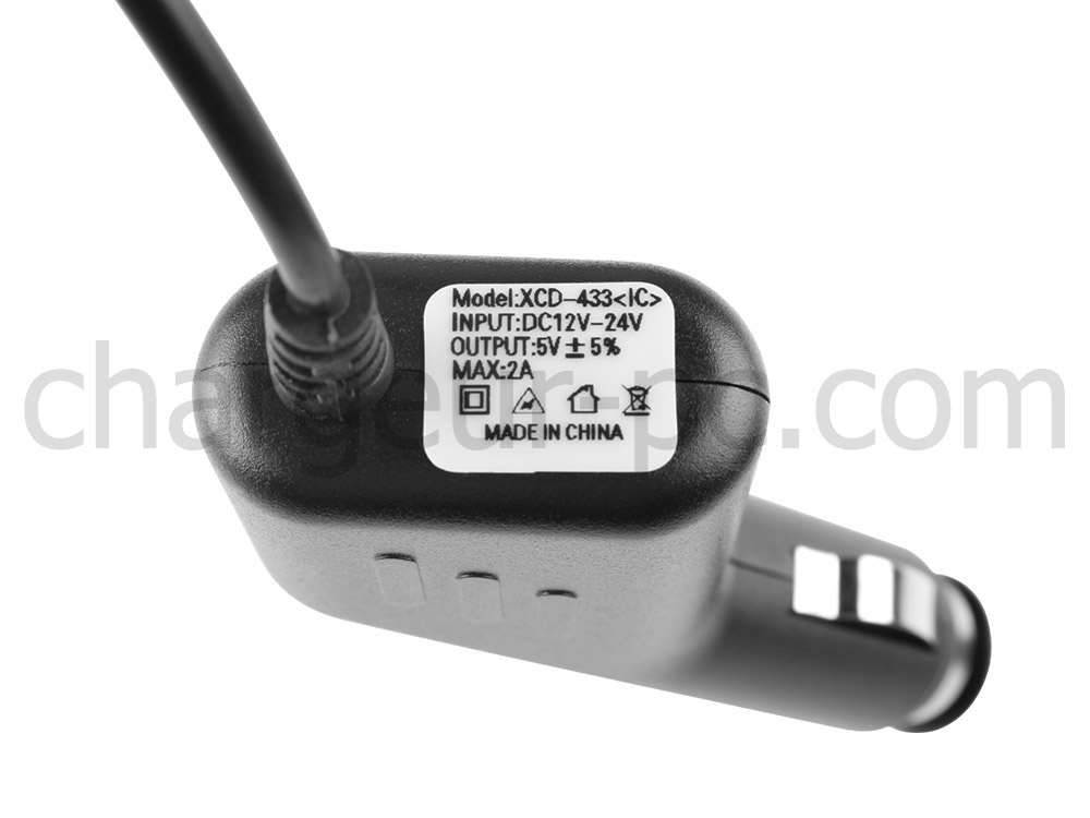 10W Micro USB Medion LIFETAB E8201T Chargeur de voiture