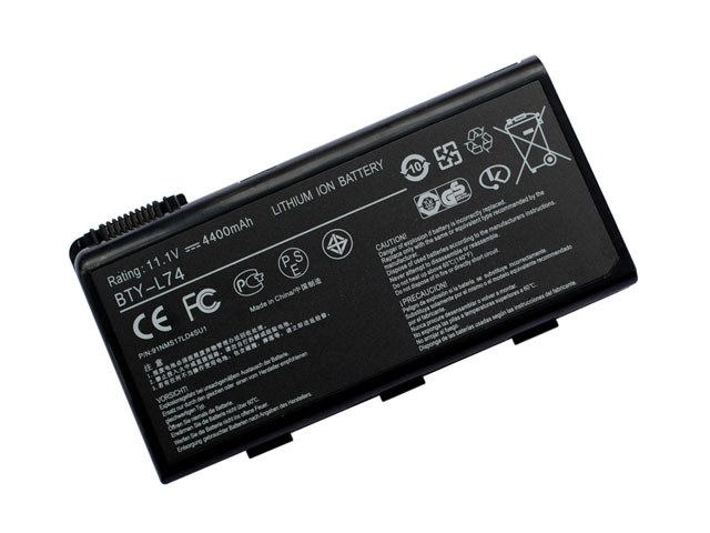 4400mAh Batterie MSI CR600 MS-1683 - Cliquez sur l'image pour la fermer