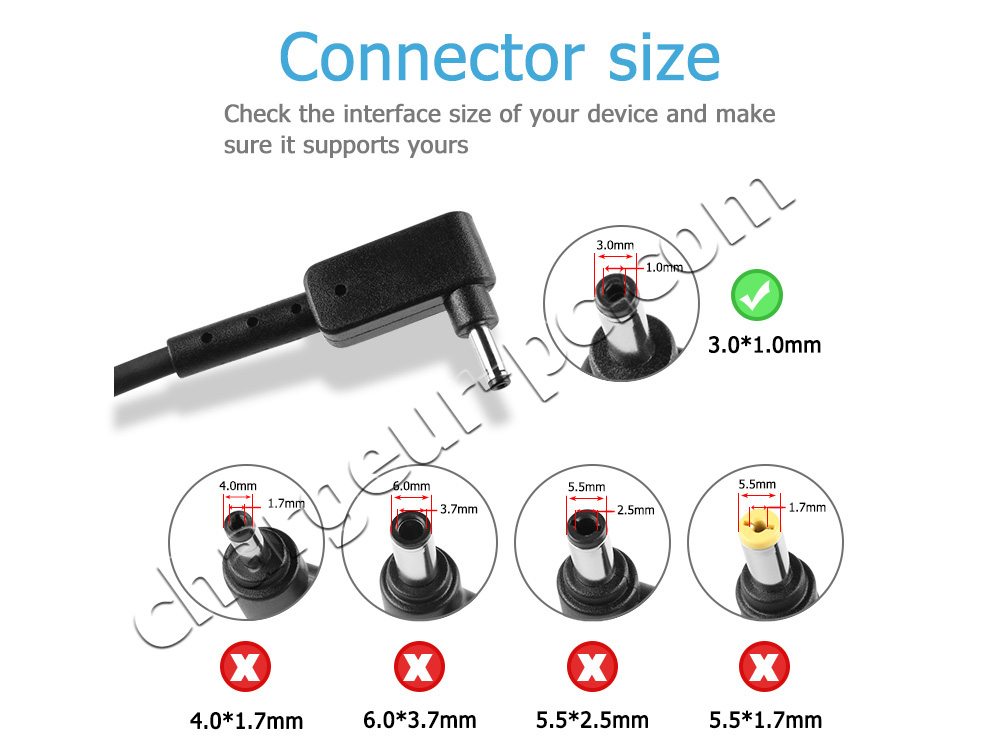 Original 45W Acer Aspire 3 A317-54-76E1 AC Adaptateur Chargeur + câble