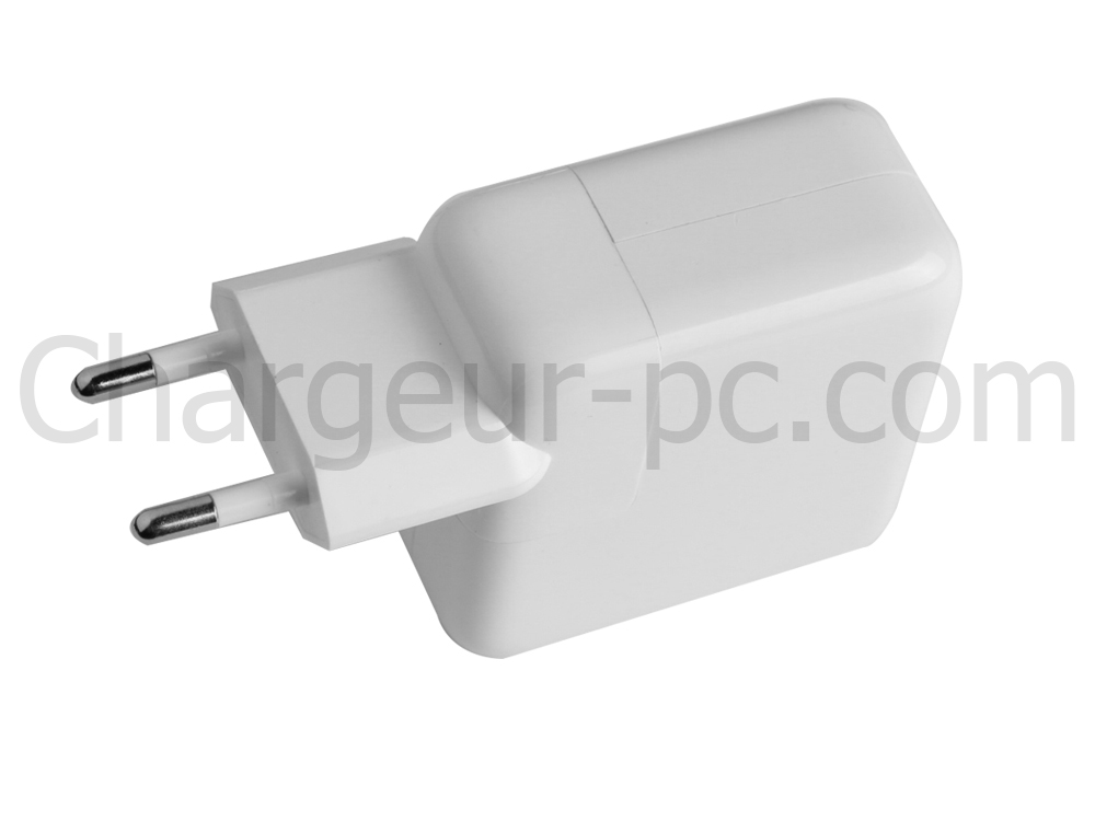 30W Apple MacBook Air 13 M3 2024 MXCV3FN/A AC Adaptateur Chargeur