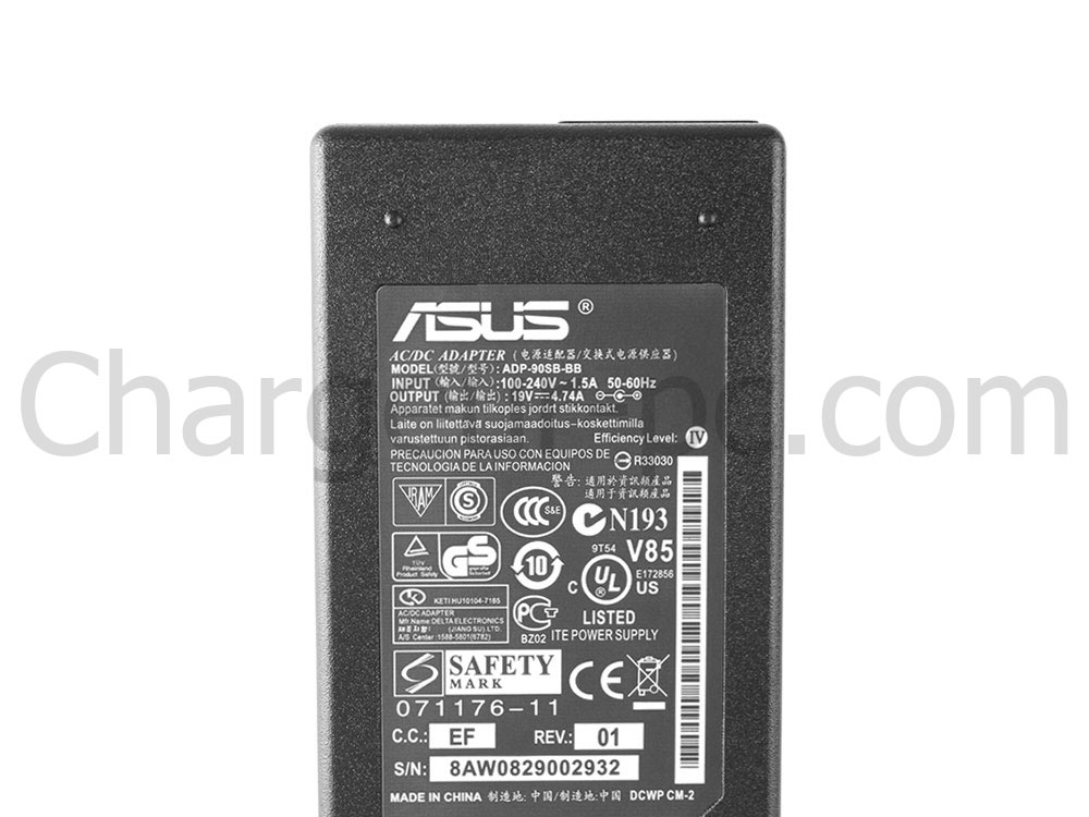 Chargeur Original Asus K95VM-YZ045V K95VM-YZ052 90W