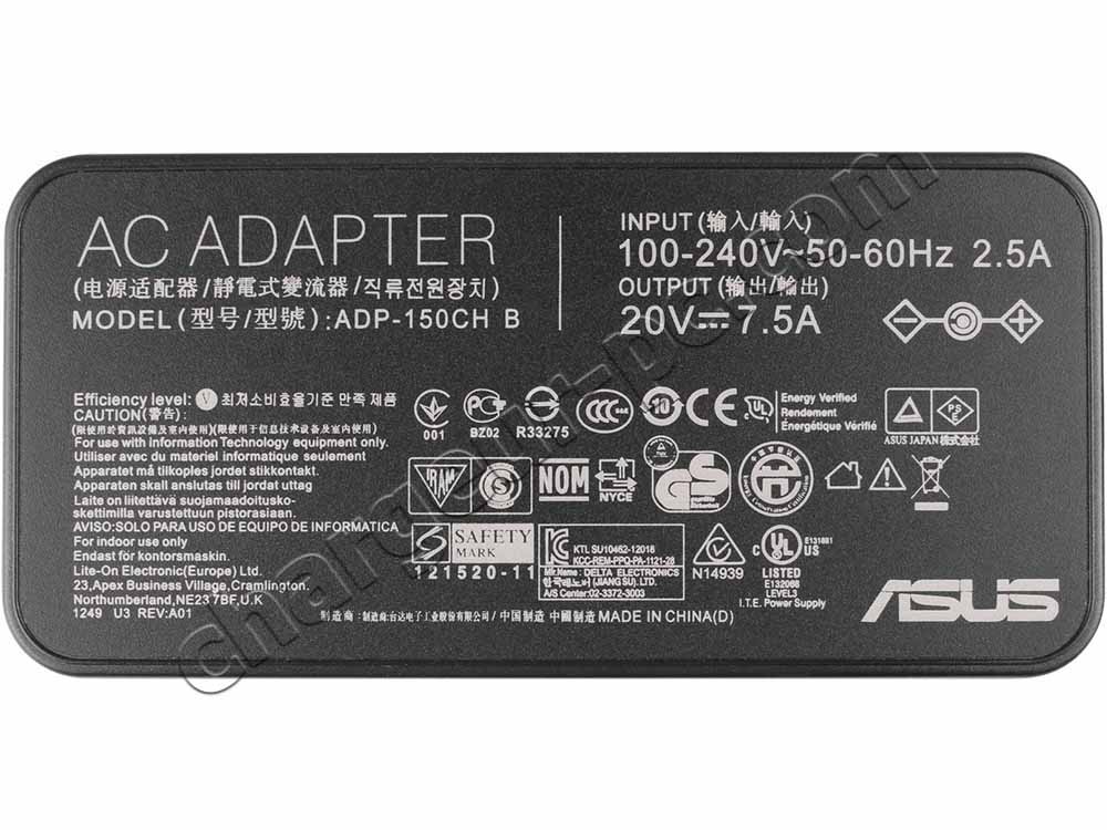 Original 150W AC Adaptateur Chargeur + Cable Asus LC.ADT01.001 LC.T2801.006