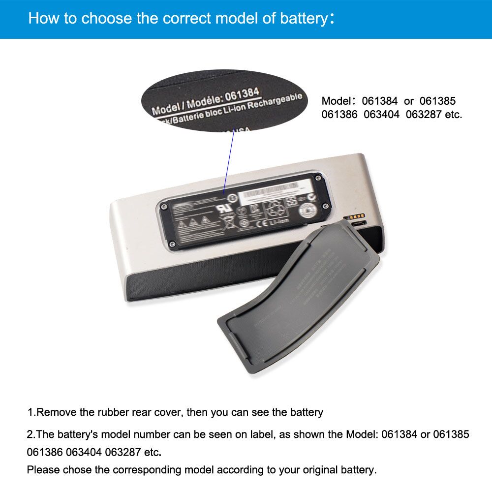 Original Bose 088772 Batterie 2330mAh 17Wh