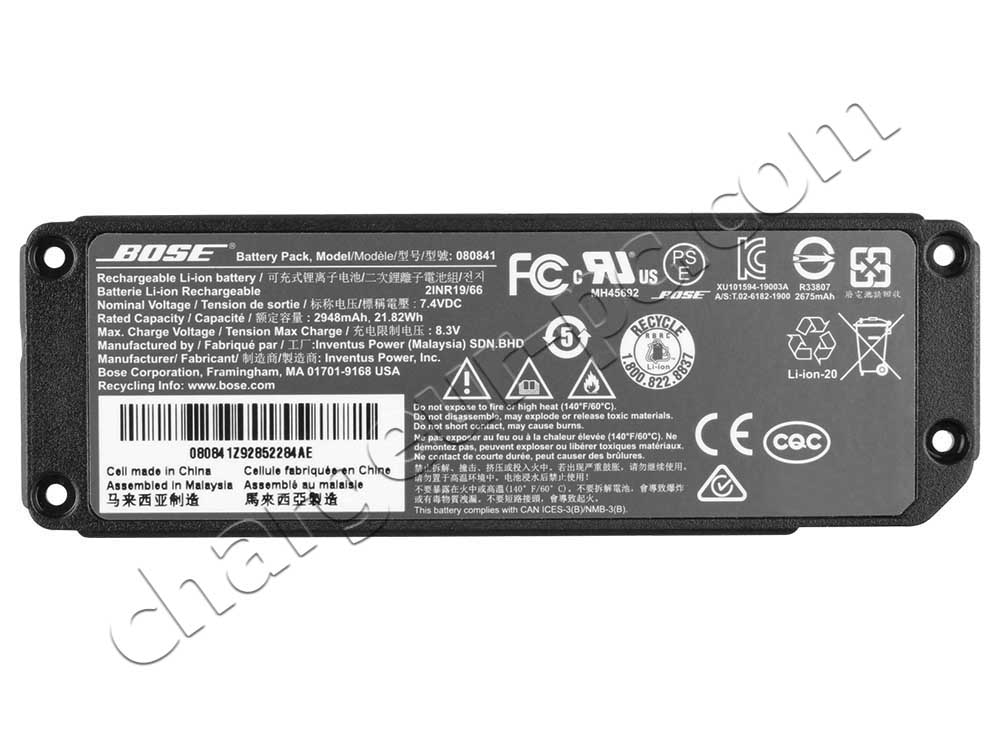 Nouveau Bose 088789 Bose Soundlink Mini 2 Serie Batterie 2230mAh 17Wh 2-Cellules