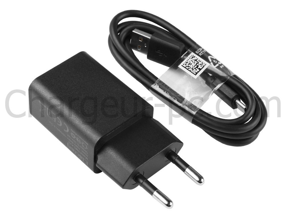 Original 10W TYPE-C Lenovo Tab K10 ZA9K AC Adaptateur Chargeur + câble