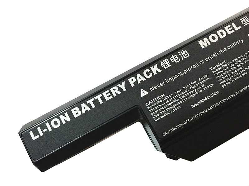 4400mAh 48.84Wh 6 Cellules Clevo 3ICR19/65-3 Batterie