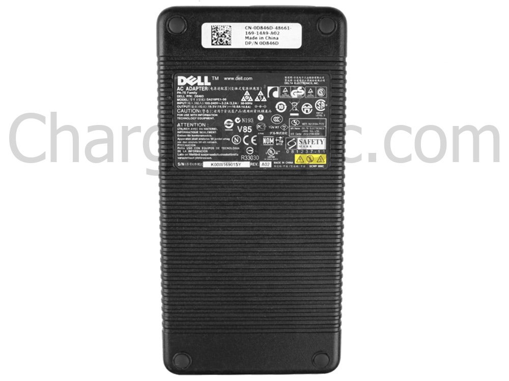 210W Original AC Adaptateur Chargeur pour Dell PA7E PA-7EPA-7E