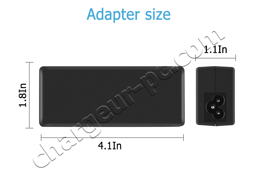 Original 65W Dell Latitude 3550 P38F P38F001 AC Adaptateur Chargeur + câble