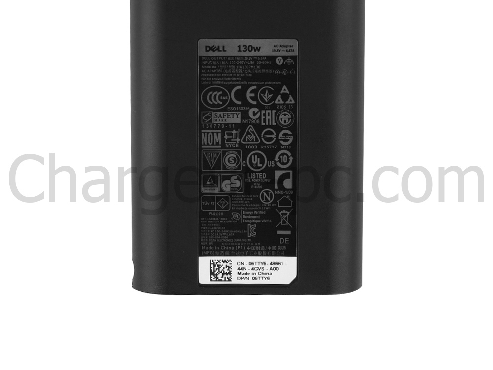 Original 130W Dell Inspiron 16 Plus 7640 AC Adaptateur Chargeur + câble