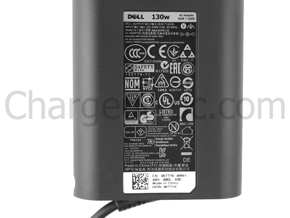 130W Dell OptiPlex 3280 AIO W21B W21B001 AC Adaptateur Chargeur + câble