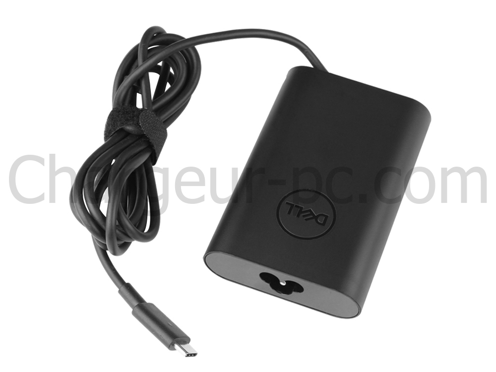 Original 65W USB-C Dell Latitude 9450 2-in-1 AC Adaptateur Chargeur + câble