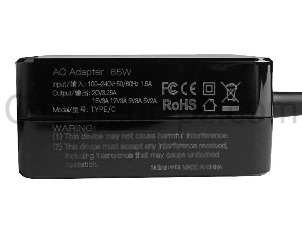 65W USB-C Dell Latitude 7455 AC Adaptateur Chargeur