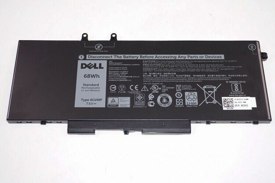 8500mAh 68Wh Batterie Dell Latitude 5510 P80F002