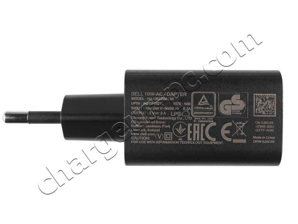 10W Original AC Adaptateur Chargeur pour Dell Venue 7 8 8 Pro