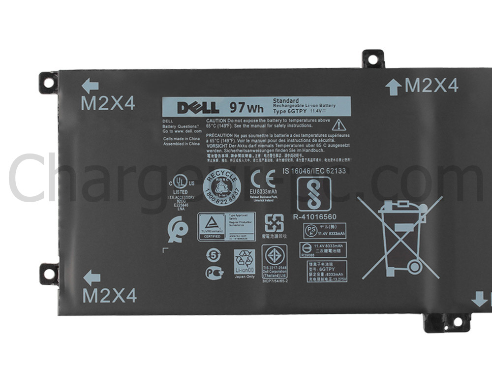 Original 97Wh Batterie Dell Precision 5540