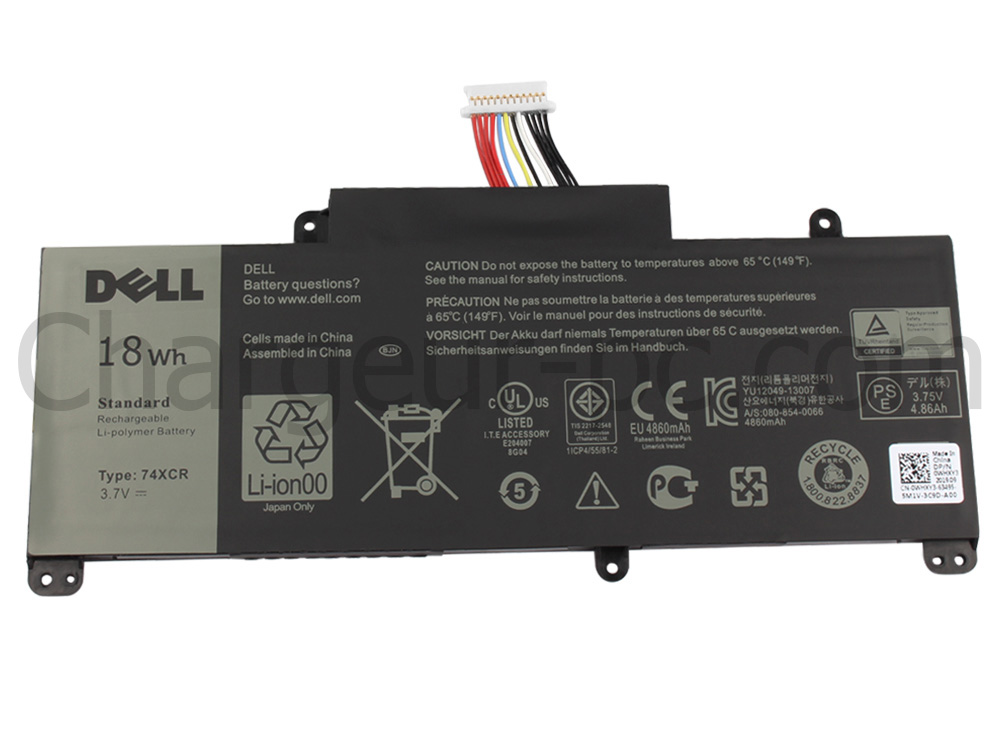 18Wh Original Batterie Dell Venue 8 Pro 5830 T01D T01D001