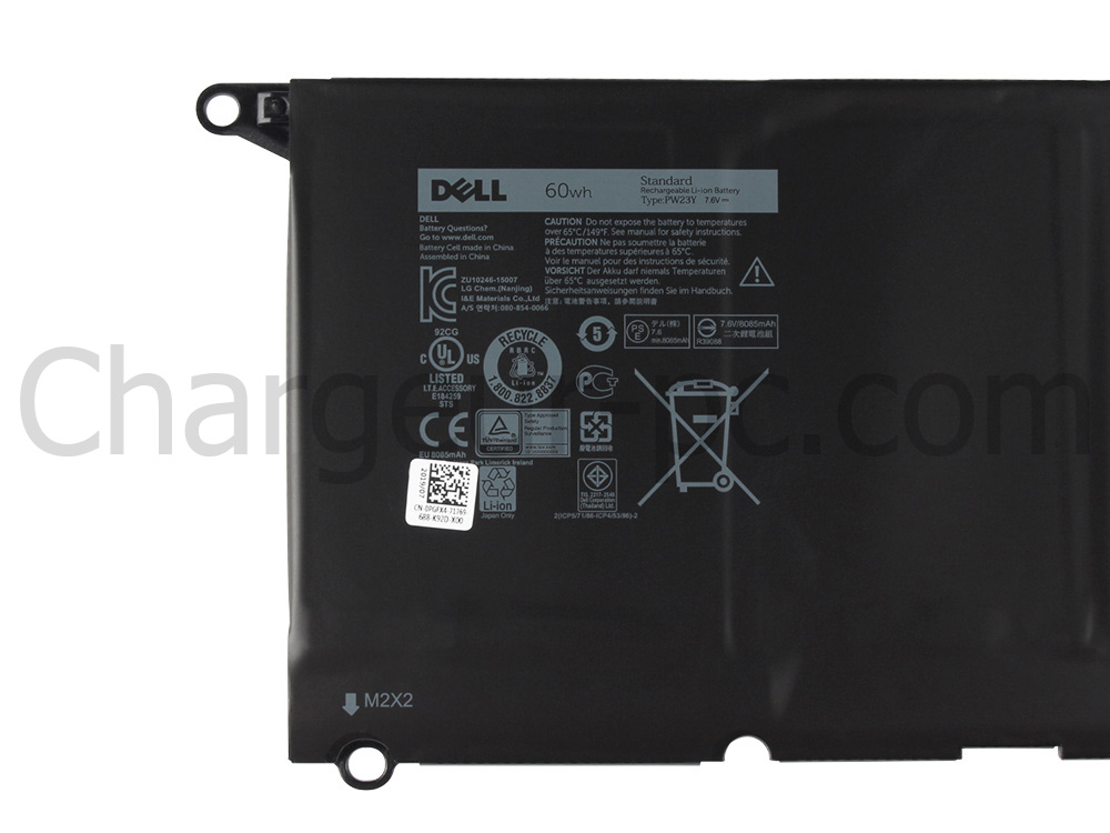 Original 60Wh Batterie Dell XPS 13 9360