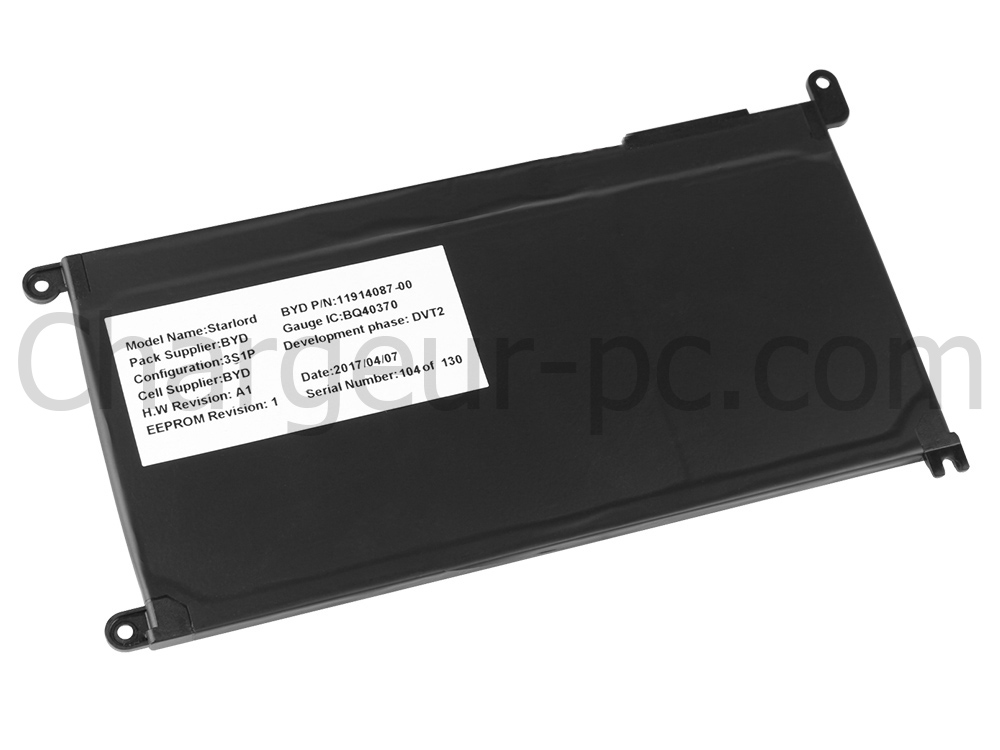 Original 3500mAh 42Wh Batterie Dell Inspiron 3793