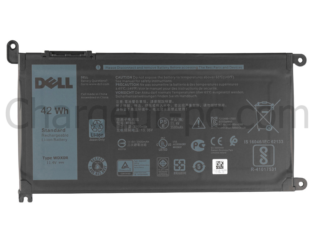 Original 3500mAh 42Wh Batterie Dell Inspiron 3793