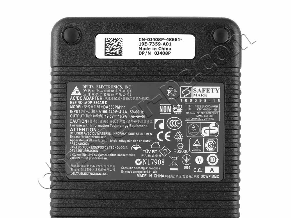 Original 330W MSI Raider GE68 HX 14VFG-264ES AC Adaptateur Chargeur + câble