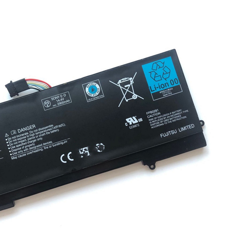 Fujitsu FMVNBP220 Fujitsu FMVNBPXXX Batterie 3150mAh 45Wh 4-Cellules