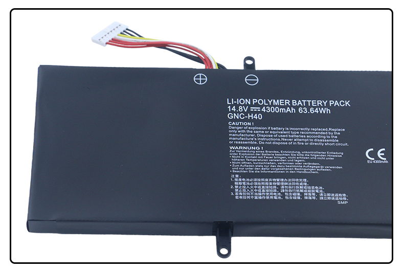 Original Gigabyte P34 V2 Gigabyte P34 Batterie 4300mAh 63.64Wh 4-Cellules