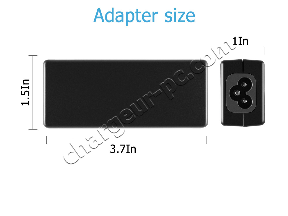 Original 45W HP 15s-fq5000 AC Adaptateur Chargeur + câble