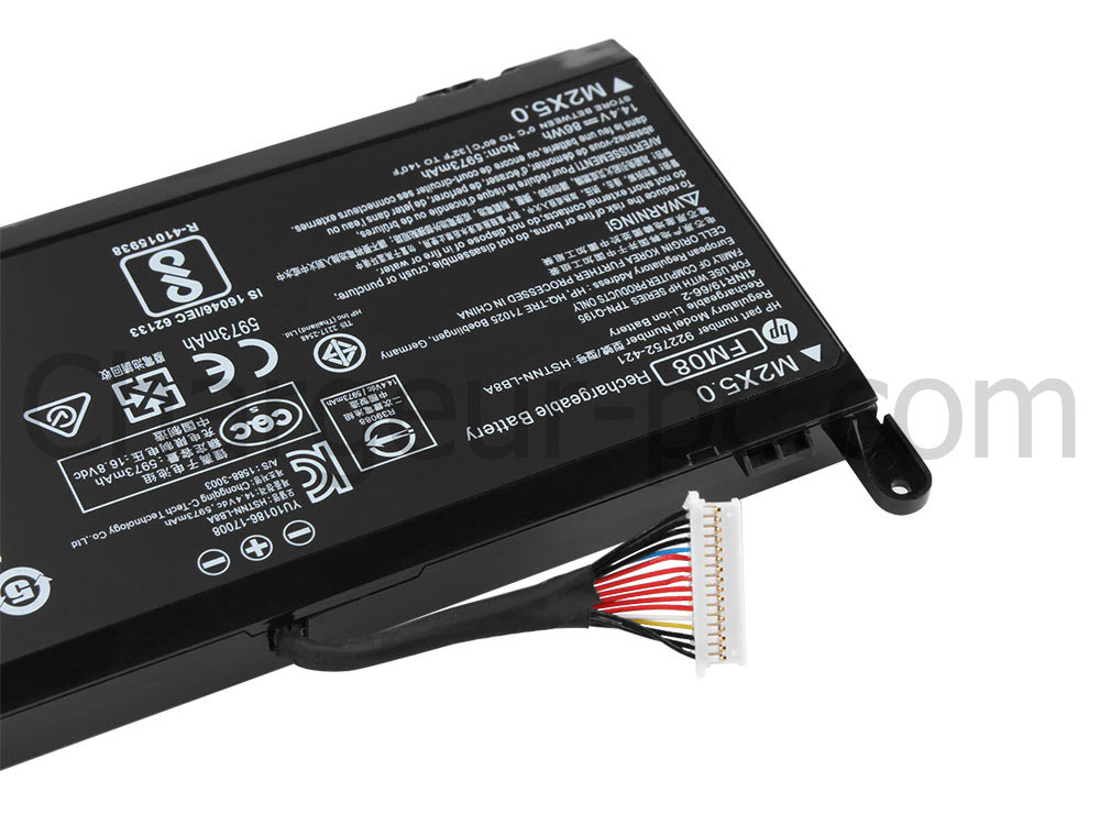 86Wh Batterie HP Omen 17-an010ns 17-an080no