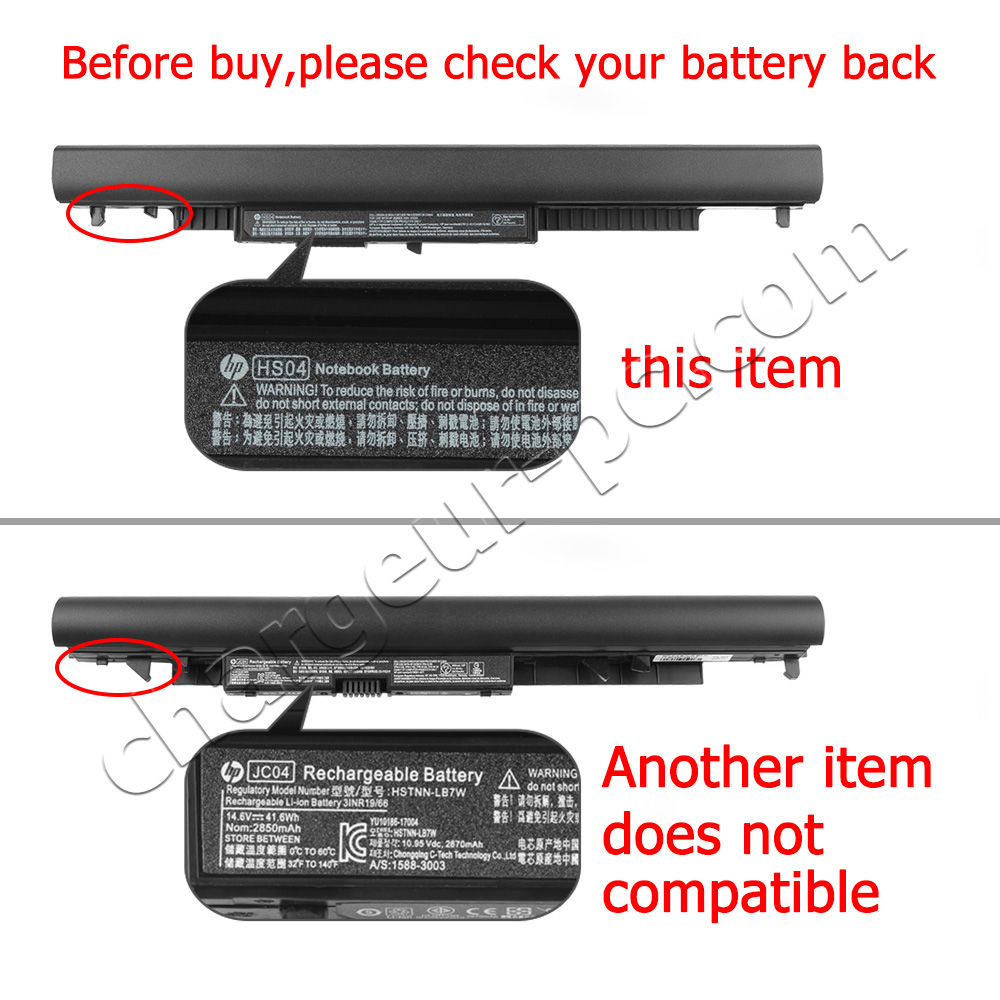 41Wh Batterie Original pour HP HS04 HSTNN-LB6V 807957-001