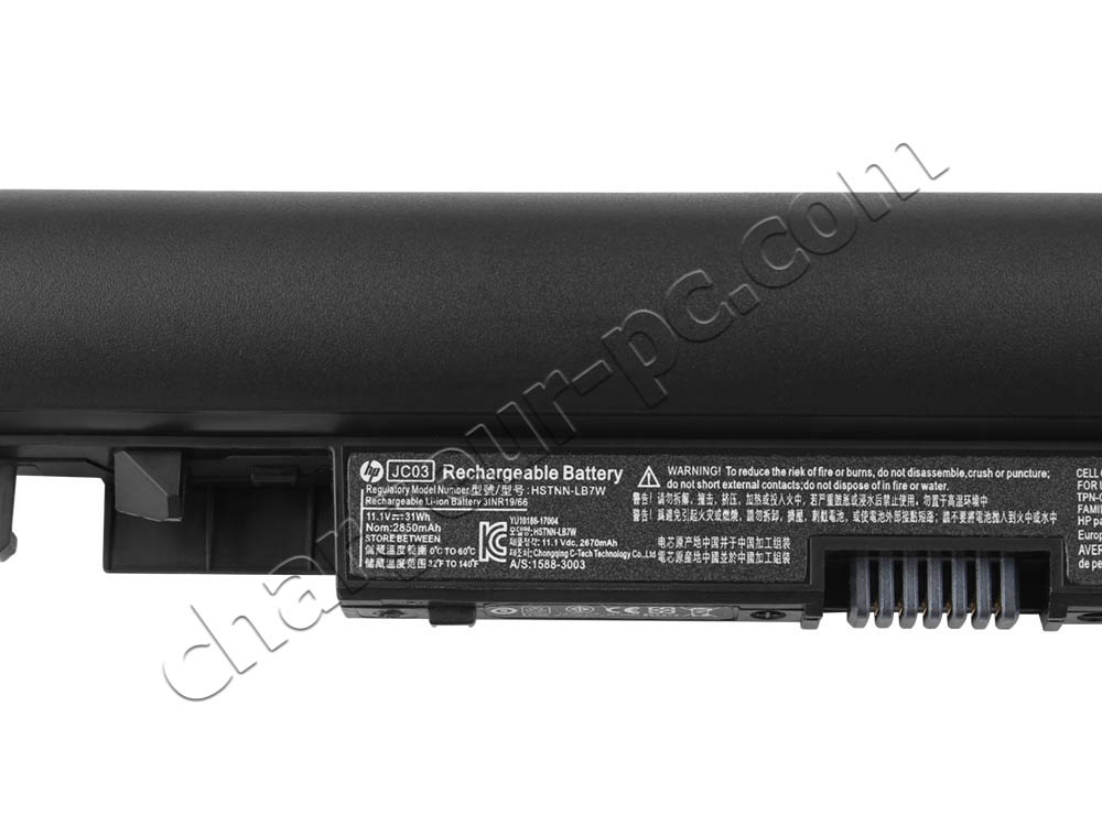 Original 2850mAh 31Wh Batterie HP 15-bs103nb 15-bs115nb 15-bs166nz