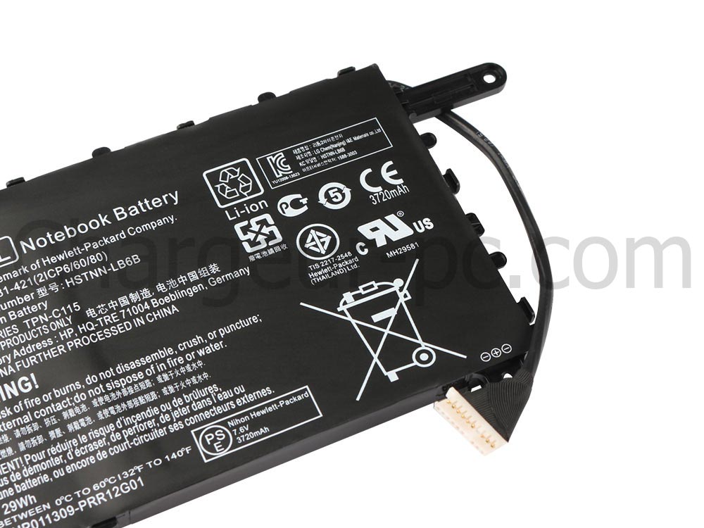 Original 29Wh HP Pavilion 11-n070eg x360 Batterie