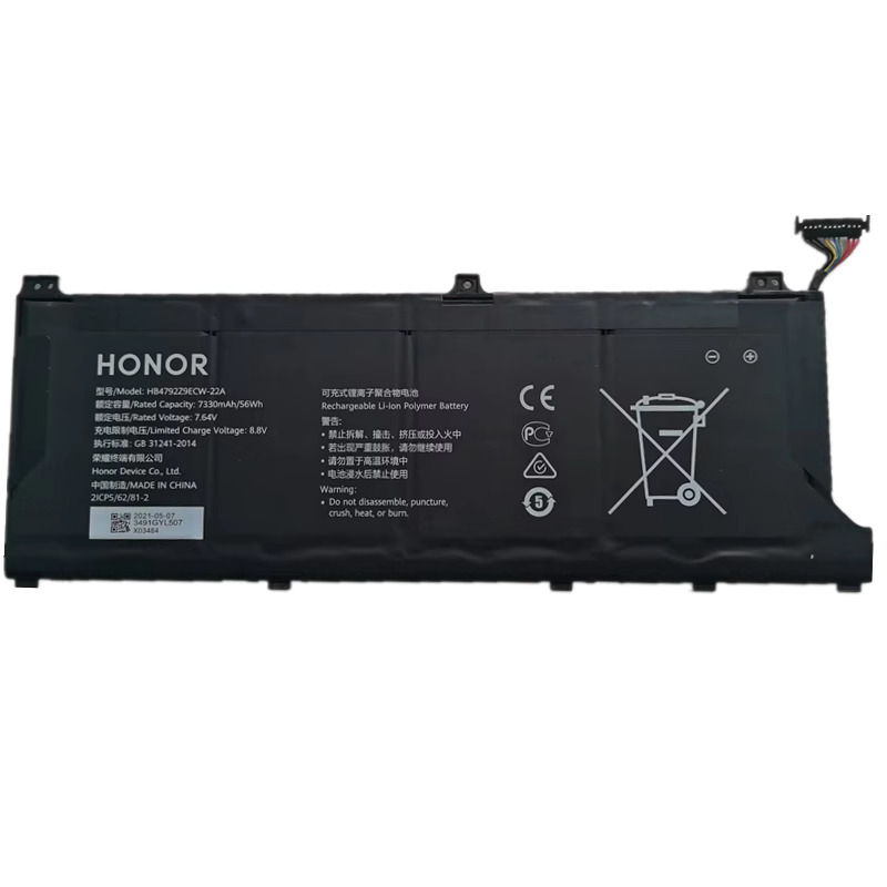 Original Honor HB4792Z9ECW-22A Batterie 7330mAh 56Wh